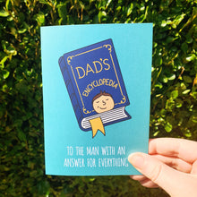 Load image into Gallery viewer, Dad's Encyclopedia | A6 Card