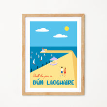 Load image into Gallery viewer, Dún Laoghaire | Vintage Style Travel Print