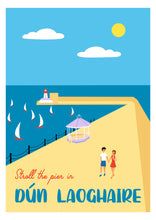 Load image into Gallery viewer, Dún Laoghaire | Vintage Style Travel Print