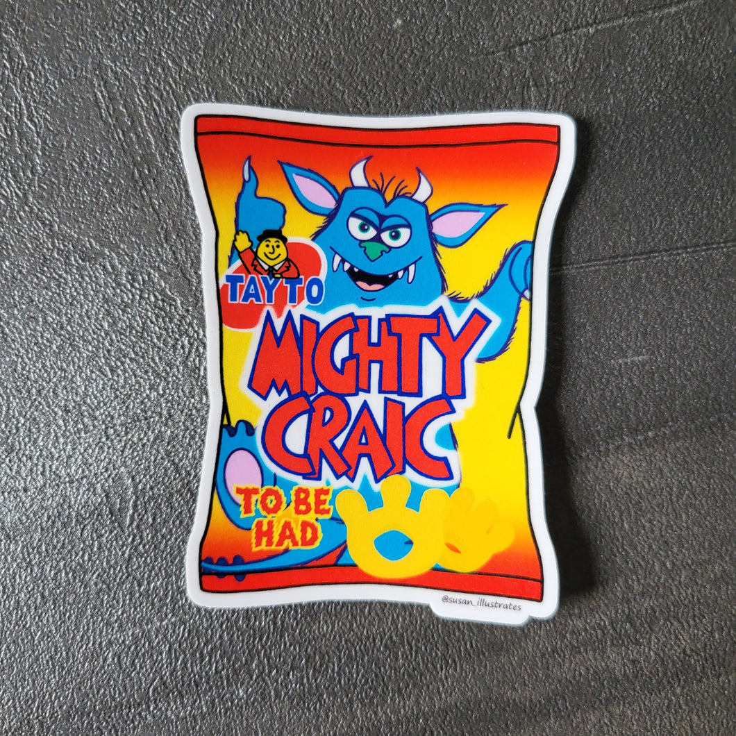 Mighty Craic | Vinyl Sticker
