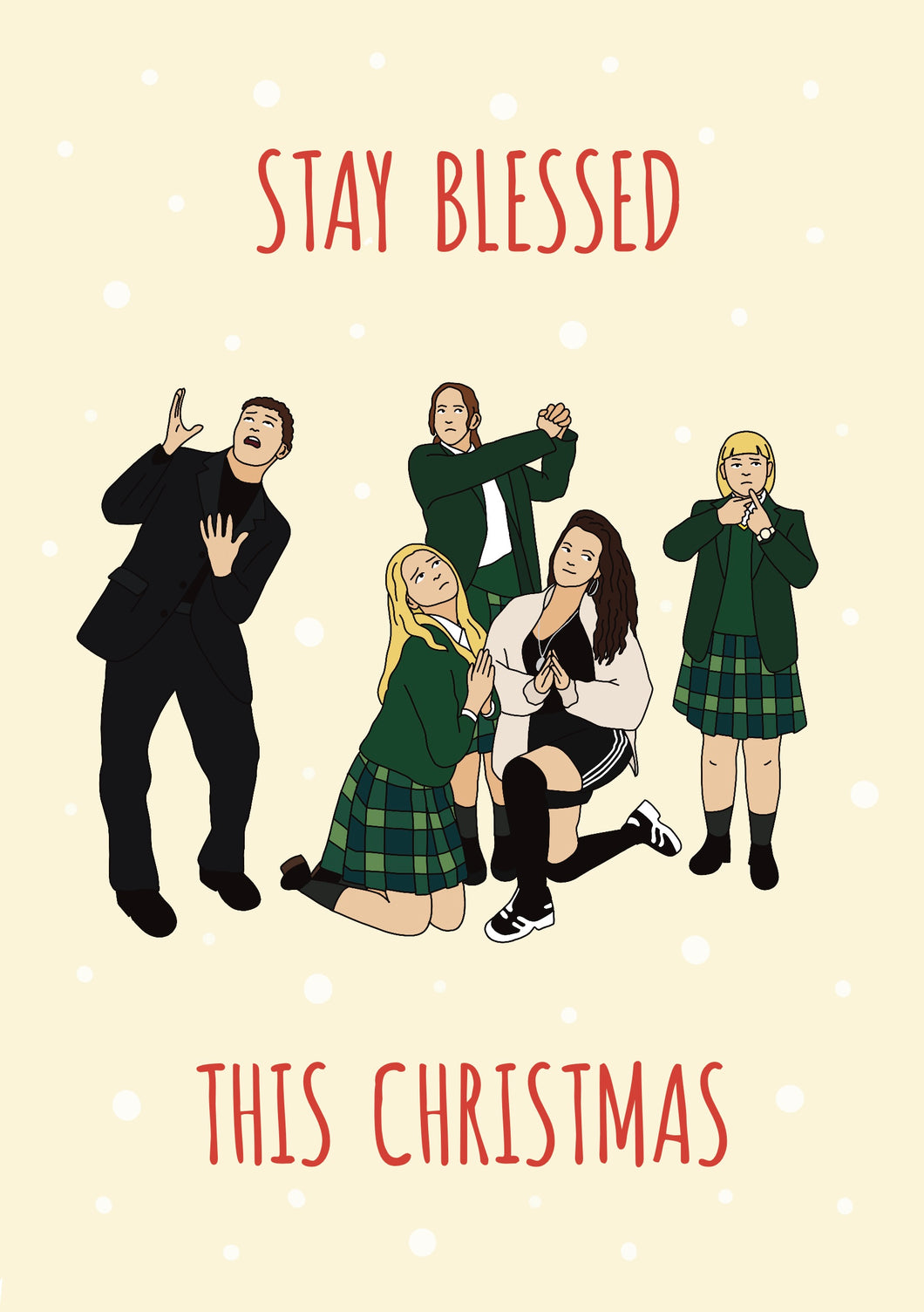 Stay Blessed this Christmas | A6 Card