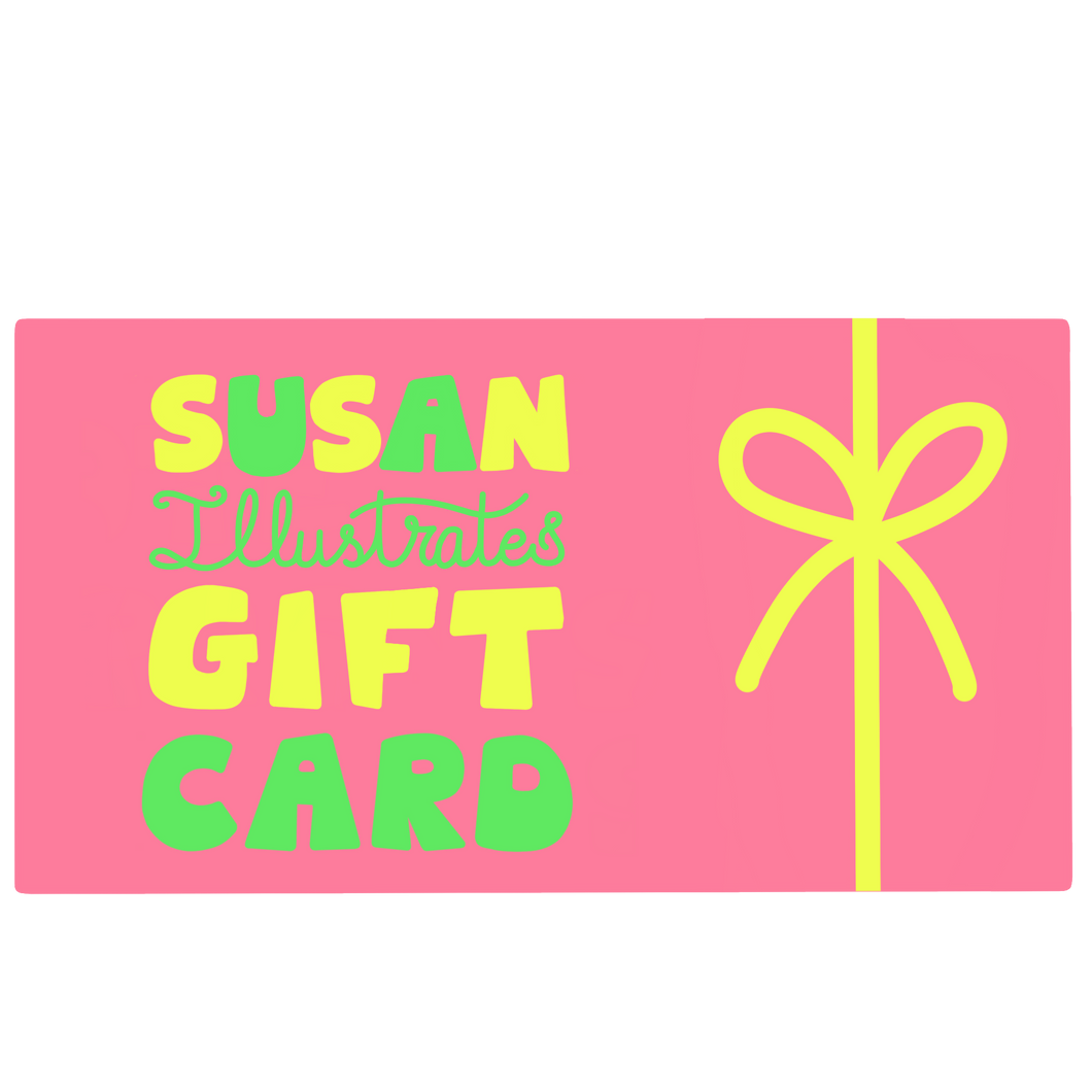 Susan Illustrates Gift Card