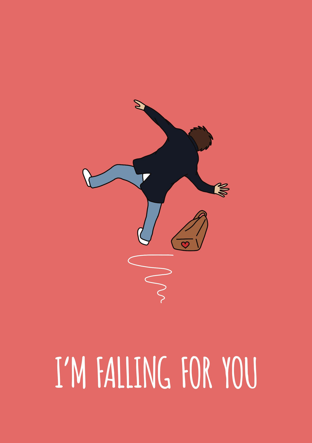 Falling For You | A6 Card